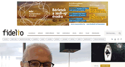 Desktop Screenshot of fidelio.hu