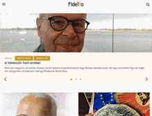 Tablet Screenshot of fidelio.hu